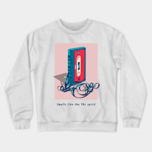 Smells like the 90s spirit cassette Crewneck Sweatshirt